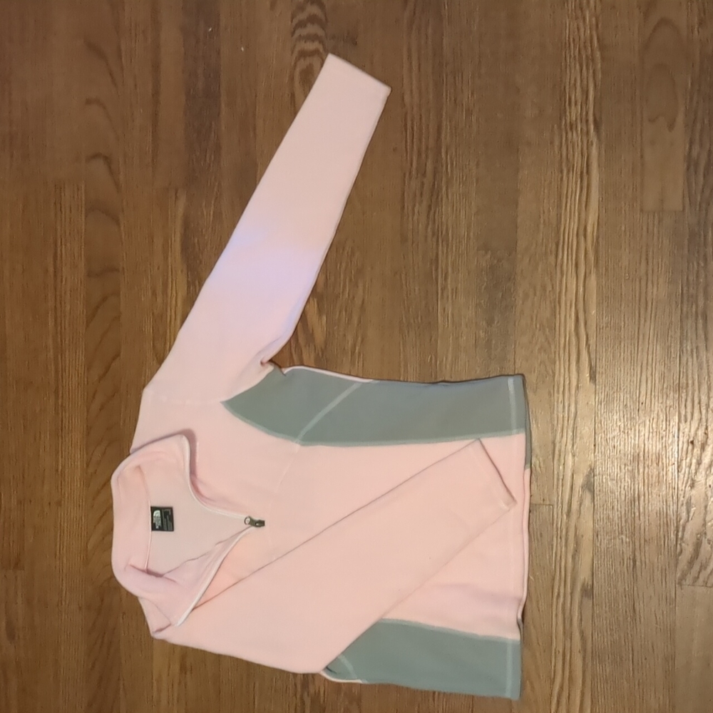 North face girls quarter zip fleece